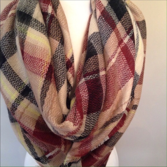 🎁🎁New Plaid Tartan Oversized Blanket Scarf - Picture 5 of 5